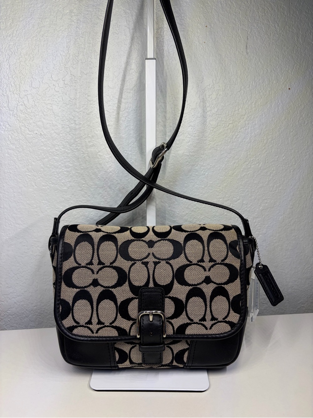 COACH HADLEY SIGNATURE FIELD BAG #F30601 - Picture 3 of 14